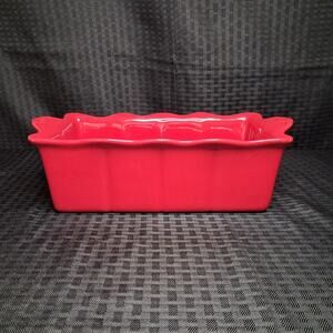 Princess House Pavillion Berry Mini Loaf Baker Rectangular